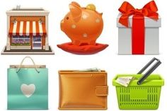 a bunch of different items that are on a white background with the words holiday shopping