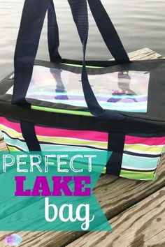 the perfect lake tote bag is an easy and practical way to keep your belongings organized