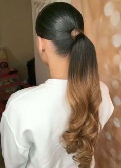 Natural Hair Ponytail, Weave Ponytail Hairstyles, Sleek Ponytail Hairstyles, Weave Ponytail, Black Ponytail Hairstyles, A Ponytail, Long Hai, Hair Ponytail Styles