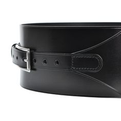 Crafted from luxurious Italian leather, our high-waisted belt is meticulously designed to contour the waistline and complement a range of outfits, including airy dresses and oversized blazers. The smooth leather finish and silver-tone buckle add a touch of elegance and sophistication to any Handcrafted in EU using Italian Full Grain Leather and Nickel Plated Hardware        It is recommended to clean the products after each wear as follows:  The leather parts should be wiped with a soft cloth, s Designer Formal Belt With Removable Buckle, Designer Formal Belt With Removable Feature, Designer Formal Belts With Removable Belt, Black Luxury Corset Belt With Belt Included, Luxury Black Corset Belt With Belt Loops, Luxury Black Corset Belt With Belt Included, Luxury Corset Belt, Black Luxury Corset Belt For Formal Occasions, Luxury Black Corset Belt For Formal Occasions