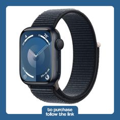 an apple watch with the text, to purchase below the link on the image is shown