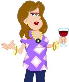 a woman holding a glass of wine