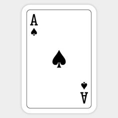 four of spades playing cards with the ace symbol in black and white on a light gray background