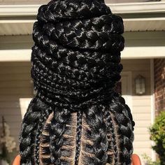 Cornrows Braids, Braided Hair, Hair Goals, Black Hair, Braids, Hairstyles, Crown