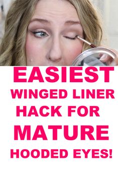 Small Winged Eyeliner Hooded Eyes, Best Eyeliner For Hooded Eyelids, Easy Winged Eyeliner For Hooded Eyes, Winged Liner For Hooded Eyes, Winged Eyeliner For Hooded Eyes, Eyeliner Tricks For Beginners, Winged Eyeliner Hooded Eyes, Eyeliner Styles For Hooded Eyes, How To Do Winged Eyeliner