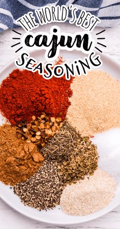 Learn how to make the best cajun seasoning with this easy recipeIt's perfect for meatsmarinadesveggiesside dishesand more Seafood Boil Seasoning, Cajun Seasoning Recipe, Cajun Seasoning Mix, Cajun Spice Mix, Homemade Cajun Seasoning, Cajun Spice, Seafood Boil Recipes, Boiled Food