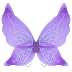 purple butterfly wings with white swirls on them