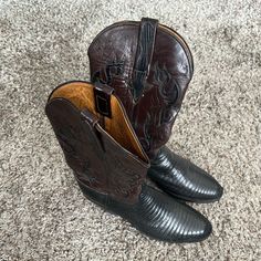 Lucchese Handmade Cowboy Boots In Great Condition Mens Size 8.5 Cowboy Boots, Men's Shoes, Shoe Boots, Cowboy, Man Shop, Boots, Color