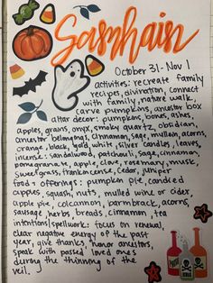 Veiling In Witchcraft, Autumn Witchcraft, Samhain Grimoire Page, When Is Samhain, Samhain Correspondences, Witchcraft Candle Magic, Samhain Tarot Reading, Witches Journal