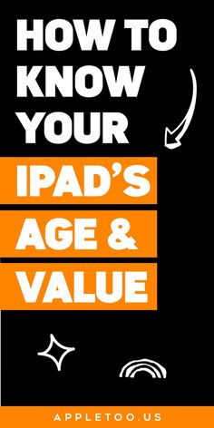 How Old Is My iPad To Discover Its Age And Value | iPad Tips & Tricks | Wondering about your iPad's age? Learn how to find out exactly how old your iPad is with our straightforward guide. Whether you're considering an upgrade or just curious, get all the information you need here. Ipad Pro Tips, Ipad Organizer, Best Ipad, How To Find Out, Ipad, Old Things