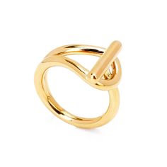 Classic Gold Rings, Contemporary Accessories, Gold Color Ring, Buckle Ring, Stylish Rings, Classic Gold, Classic Ring, Dream Jewelry