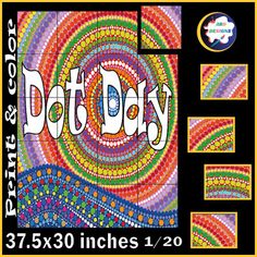 a poster with the words dot day on it