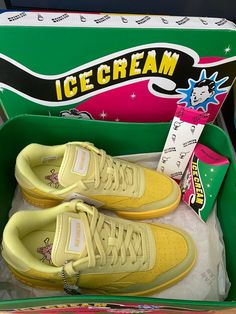 Reebok X Bbc Ice Cream Bb4600 Low Complexcon 2019 Deadstock Og All Rare Box Ice Cream, Ice Cream Spoon, Brooks Sneaker, Hoka Running Shoes, Bbc, Ice Cream, Nike, Cream