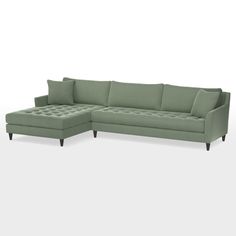 Designed With Well-Proportioned Tufted Seat Cushions, Our Hastings Collection Offers Both Comfort And Style. Deep Sectional Sofa, Deep Sectional, Cafe Curtain Rods, Tufted Seat Cushion, Sectional Chaise, Silver Sage, Durable Furniture, Coaster Furniture, Vintage Storage