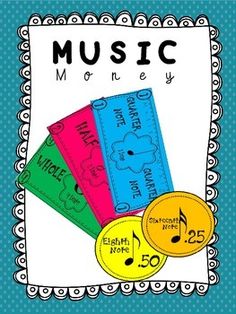 the music money game is shown with four different colors and numbers on each side of it