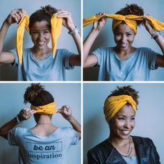 Hair Scarf Tutorial, Afro Hairstyles, Gorgeous Hair