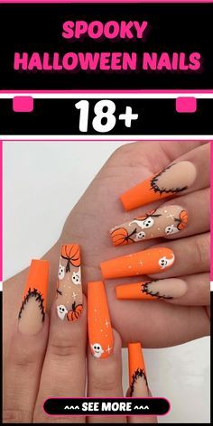 Fun Halloween Nails, Festival Nails, Halloween Nails, Spooky Halloween