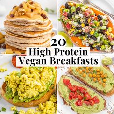 20 high protein vegan breakfasts