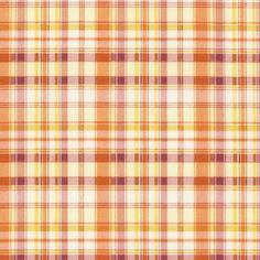 an orange and white plaid fabric