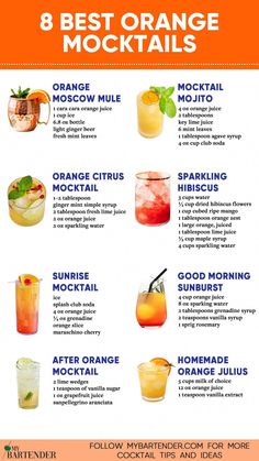 the 8 best orange cocktails to drink this summer info for drinks that are healthy and delicious