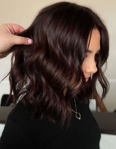 Dark Chocolate Hair Color, Rich Brown Hair, Rambut Brunette, Chocolate Brown Hair Color, Chocolate Hair, Hair Done