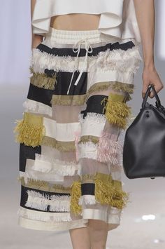 Ropa Upcycling, Fashion Week Spring 2014, Recycled Fashion, Upcycled Fashion, A Skirt, Bohemian Clothes, Phillip Lim