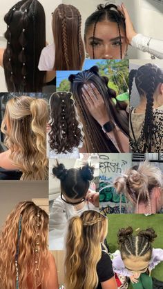 Hairstyle Examples, Hair Inspiration Long, Cute Simple Hairstyles, Simple Hairstyles, Glamorous Hair, Hair Stylies, Work Hairstyles, Going Viral