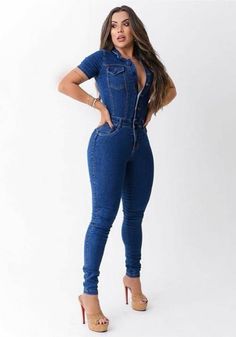 Cute Lounge Outfits, Lounge Outfits, Slim Jumpsuit, Comics Girls, Hot Jeans, Romper Outfit, Curvy Girl Outfits