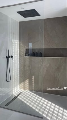 the shower is clean and ready for us to use in the day or night time