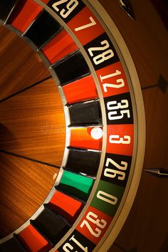 a close up of a rouleet wheel with numbers on it stock photos and images