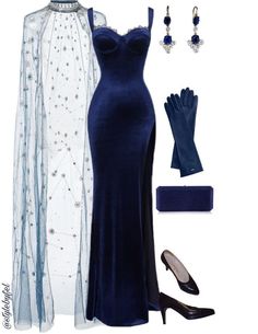 Robes Glamour, Navy Blue Velvet, Long Evening Dress, Prom Dress Inspiration, Mermaid Evening Dresses, Glam Dresses, Mode Inspiration