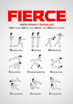 an exercise poster showing how to do the exercises