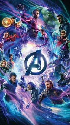 the avengers movie poster with many characters