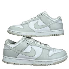 Nike Dunk Low Women’s Photon Dust Grey White 2021 Sneakers Size 8.5 Wms 7 Mens Good Condition But Has Creasing And Some Minor Wear On The Bottoms ! These Sneakers Come With The Original Box ! Make Sure To Review The Description, All Pictures And Measurements If Provided ! If You Have Any Questions Or Concerns Please Send A Message Before Making An Offer Or Purchasing ! All Sales Are Final No Returns Or Exchanges ! Thank You For Shopping ! Nike Dunk Low Women, Dunk Low Women, Nike Dunk Low, Nike Outfits, Dunk Low, Nike Dunk, Nike Dunks, White Nikes, Grey And White