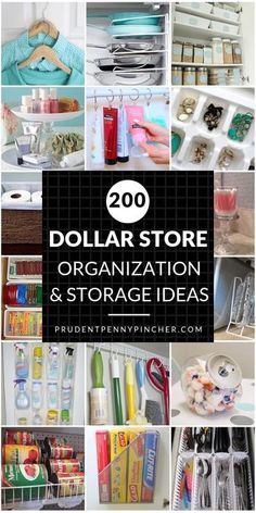 dollar store organization and storage ideas