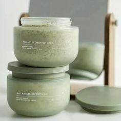 Moisturizing Body Scrub, Avocado Ice Cream, Silky Smooth Skin, N C, Aesthetic Skincare, I N, S K