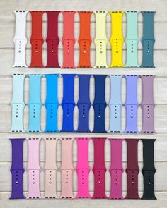 Watch Band ~ Solid Collection ~ 38mm/40mm/41mm – Mouse on Main Street® Preppy Apple Watch Bands, Preppy Items, Apple Watch Phone, Dragon Fruit Cactus, Yellow Dragon Fruit, Apple Watch Charm, Apple Watch Hacks, Cute Apple Watch Bands, Screw Bracelet