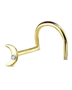 PRICES MAY VARY. 【Value Pack】: 1 Pcs Twist 14K Solid Gold Nose Stud, 14K Real Gold Nose Rings for Women， Yellow Gold Nose Screw With Clear CZ. Cute and Unique Nose Piercing Jewelry for Man. 【14K Gold Nose Screw Size】: 20 Gauge=0.8mm, Bar Length: 6mm. Easy to Wear on and Take off.More Secure than Nose Bone. 【Material】: 14K Solid Yellow Gold Nose Rings, Nickel Free, Hypoallergenic, Works for Sensitive Skin. 【14K Gold Nose Ring Design】: This 14kt Real Gold Stud Nose Ring is Jeweled 1pcs Simulated D Minimalist Hypoallergenic Yellow Gold Nose Studs, Elegant Tiny Yellow Gold Nose Studs, Classic 14k Yellow Gold Nose Studs, Moon Nose Ring, Minimalist Yellow Gold Nose Studs, Natural Wardrobe, Elegant Yellow Gold Nose Studs, Moon Nose Stud, Gold Nose Piercing