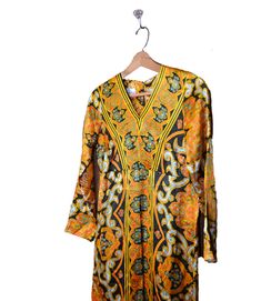 Excited to share the latest addition to my #etsy shop: Vintage 1970s Caftan Maxi Dress http://etsy.me/2DBNqDP #clothing #women #dress #orange #gold #vintagedress #kaftandress #caftandress #maxidress Caftan Dress Kaftan, Dress Kaftan, Kaftan Maxi Dress, Scroll Work, Dress Orange, Caftan Dress, Pattern Dress, Kaftan Dress, Orange Gold