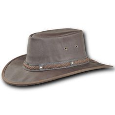 PRICES MAY VARY. Includes FREE Hat Sizing Kit - Includes FREE Travel Bag Australian Crackle Kangaroo Leather - Handcrafted in Melbourne, Australia Natural Waxed Crackle Finish - Cooper Crossing Hatband Foldable into Supplied Travel Bag - Water Resistant - 50+ UV Protection Brim: Side 2 5/8" - Front 2 7/8" - Back 3 1/8" - Crown: Height 4" Leather Hat, Leather Hats, Free Travel, Hat Band, Melbourne Australia, Sun Hats, Travel Bag, Cowboy Hats, Uv Protection