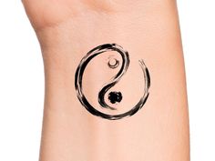 Yin Yang Infinity Tattoo, Yin Yang Style Tattoo, Yin Yang Tattoo Design, Ying Yang Tattoo, Atlas Tattoo, Moon Sun Tattoo, Yin Yang Designs, Self Love Tattoo, Buddha Tattoos