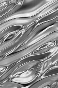 an abstract silver background with wavy lines