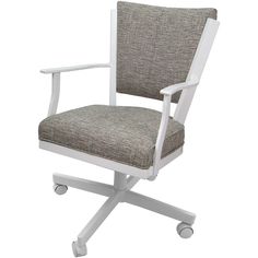 an office chair with casteors and wheels on the back, against a white background