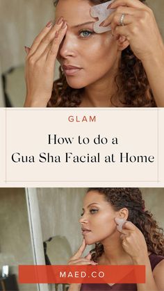 An ancient Chinese medicine technique used on the body, Gua Sha is now a highly sought-after delicate & meditative facial amongst women. Use Gua Sha, Body Gua Sha, Night Skin Care, Facial At Home, Clean Beauty Makeup, All Natural Beauty, Gua Sha Facial, Skin Natural Remedies, Tighten Skin