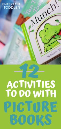 two books with the title 12 activities to do with picture books