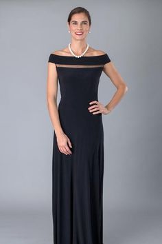 Audrey Gown Black And White Mob Dress, Blue Gowns Elegant Simple, Fall Mother Of The Bride Dresses Classy, Evening Dresses Casual, Wedding In Spring, Elegant Mother Of The Bride, Long Black Evening Dress