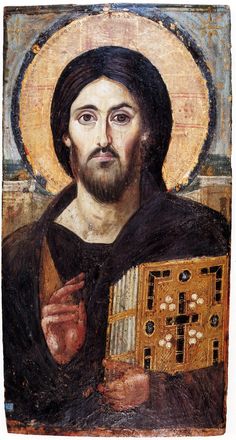 Saint Catherine's Monastery, Catholic Core, Psalm 110, Christ Pantocrator, Eastern Orthodox Church, Orthodox Christian Icons, Jesus Painting, Byzantine Art, Byzantine Icons