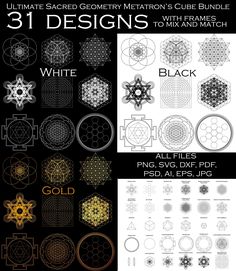 the ultimate collection of geometric and abstract designs for each type of design, including an array of