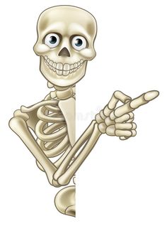 Cartoon Pointing Skeleton stock illustration Anatomy Background, Background Cute, Halloween Cartoon, Cute Skeleton, Medical Art, A Skeleton, Skeleton Halloween, Halloween Cartoons, Vinyl Projects