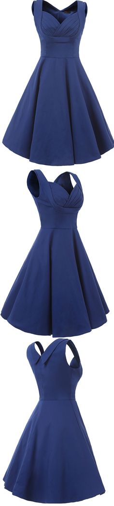 Vianla Women's 1950s V Neck Vintage Cut Out Casual Party Cocktail Dresses, 50S dress #Vintage dresses 1950s dress Vintage Dresses 50s Casual, Hoco Dresses Sophmore, Dresses 50s, Prom Dresses Simple, Sewing Dress, Simple Prom Dress, V Neck Prom Dresses, Vintage Dresses 50s, Cocktail Dress Vintage